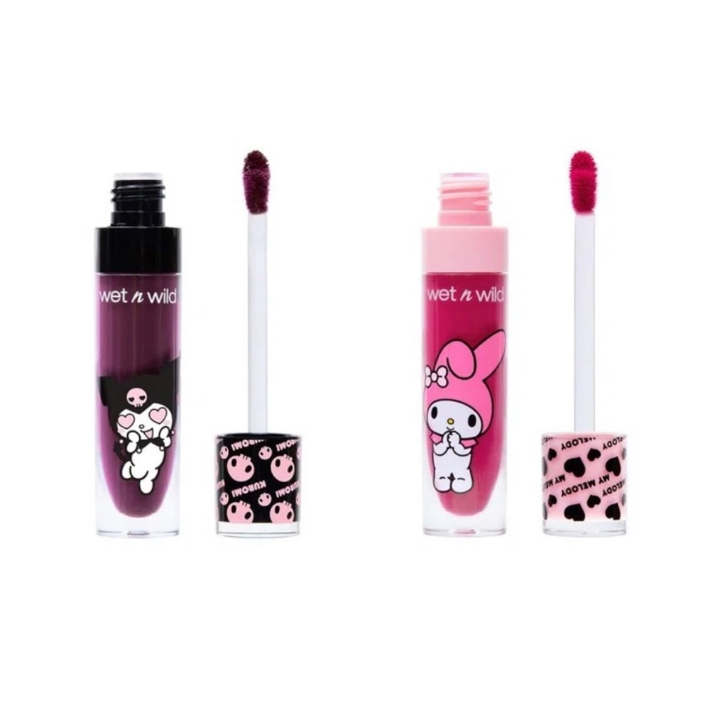 Wet n Wild My Melody + Kuromi Liquid Matte Lip Color Set